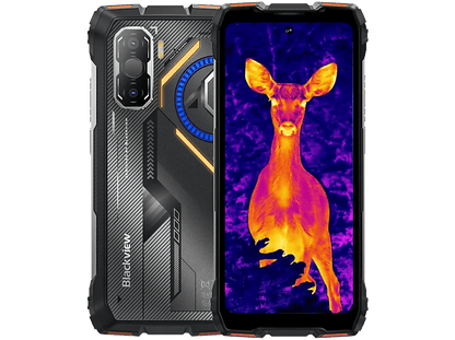 BLACKVIEW Rock 3 — Smartphone, Naranja, 256 GB, Móvil Android, 6,78"