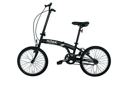 NILOX X0 — Bicicleta de ciudad, Acero, Negro