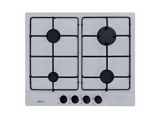 ELLECI Style 60 G68 — Placa de gas, 580 mm, Blanco, 4 zone(s) zonas