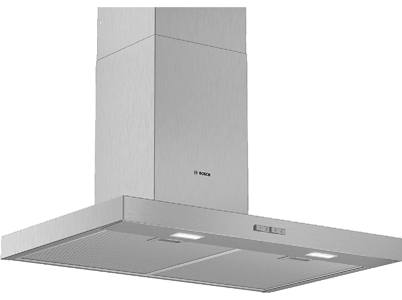 BOSCH DWB76BC50 — Campana decorativa, 3 velocidades, 590 m³/h, 750 mm, Inox