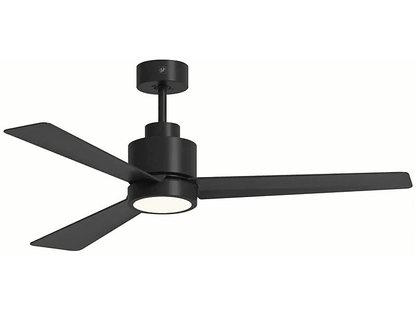 SOLER & PALAU HTD130DC Negro — Ventilador de techo, 40 W, 3 velocidades, Inox