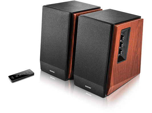 EDIFIER R1700BT — Altavoces Hifi Estéreo, Bluetooth, Brown, 66, 2 canales