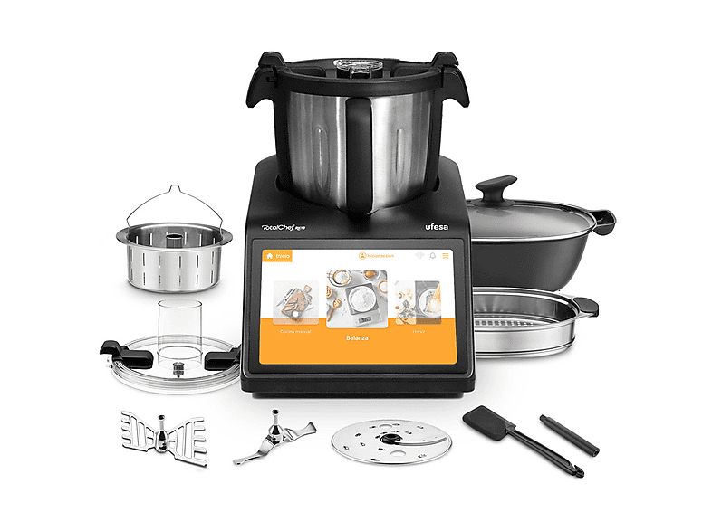 UFESA RK10 — Robot de cocina, 2400 W, Negro, 4,5 l