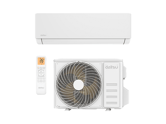 DAITSU 3NDA01705 Artic DS-12KZ — Aire acondicionado Split 1 x 1, Inverter, Blanco, 3027 fg/h, R32