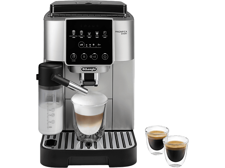 DE LONGHI — Cafetera superautomática, 1450W, De'Longhi Magnifica Start Milk, ECAM220.80.SB, 15bar