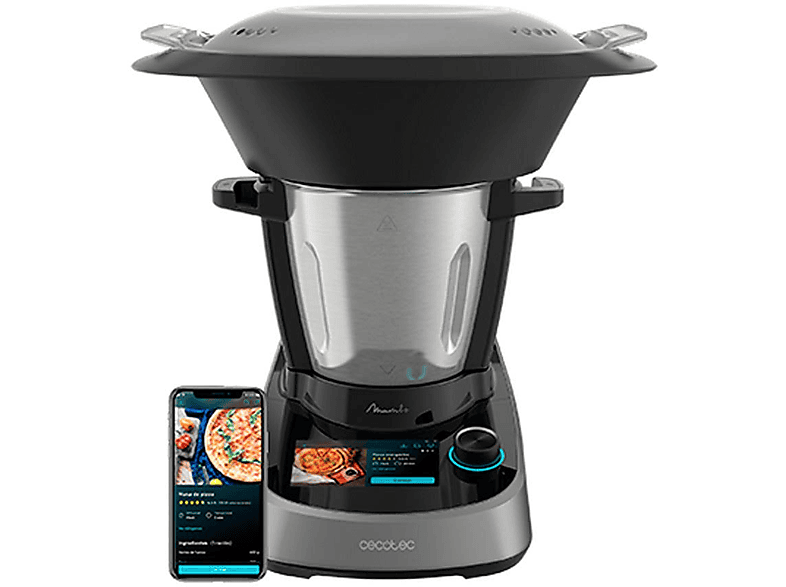 CECOTEC Mambo Touch — Robot de cocina, 1600 W, Inox, 3,3 l