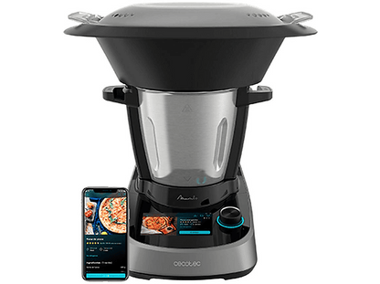 CECOTEC Mambo Touch — Robot de cocina, 1600 W, Inox, 3,3 l
