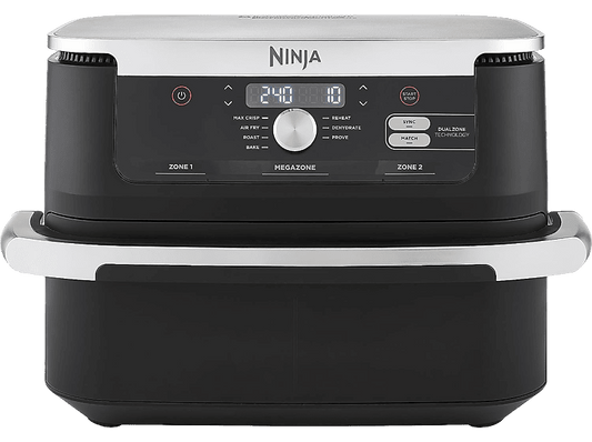 NINJA FlexDrawer 7 en 1 AF500EU — Freidora de aire, 2470 W, Negro, 7 Programas, Capacidad 10.4l