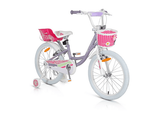 BYOX Moda — Bicicletas para niños, marco: 22 cm, Acero, lila