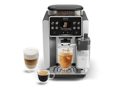KRUPS Sensation Elite Hot & Cold EA918 — Cafetera superautomática, Molinillo, Táctil, Espumador, 1450 W