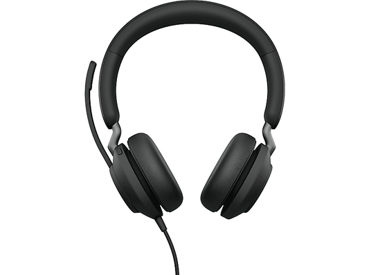 JABRA — Auriculares de diadema con cable, Circumaurales, Black, 24189-999-899 JABRA