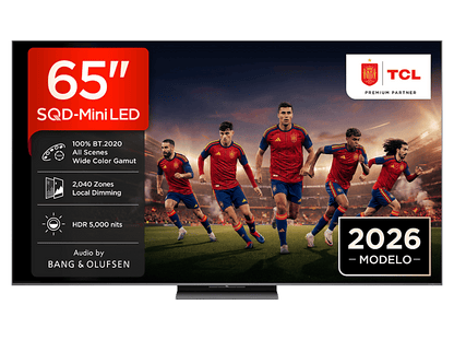 TCL 65C8L — TV SQD-Mini LED 65", 144Hz, Negro, UHD 4K, 5000 nits
