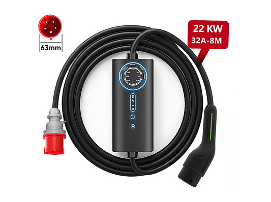 SMORGR 8M 22KW 6A-32A Tipo 2 — Cargadores vehículos eléctricos, Black