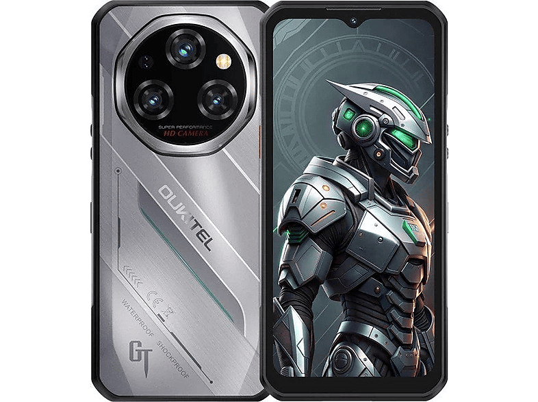 OUKITEL WP62 — Smartphone, 16 GB, +512 GB, Plateado, 512 GB