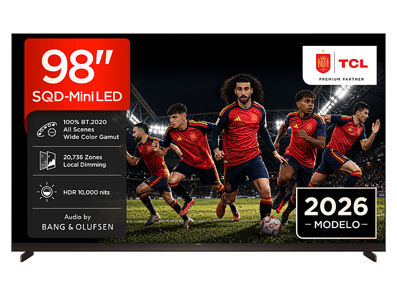 TCL 98X11L — TV SQD-Mini LED 98", Negro, UHD 4K, SQD-Mini, Smart TV con Google TV