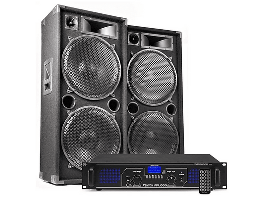 FENTON — Altavoz de gran potencia, Black, MAX215 FENTON