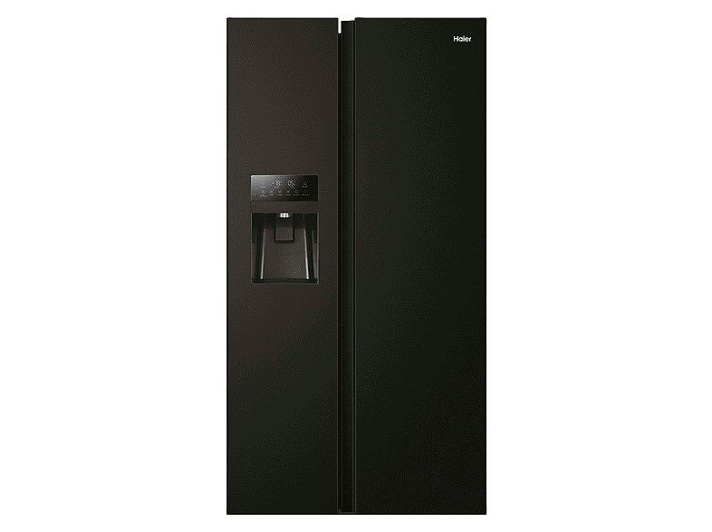 HAIER 34005237 — Frigorífico americano, Altura 1775 mm, Negro, No Frost, Dinámico (con ventilador)