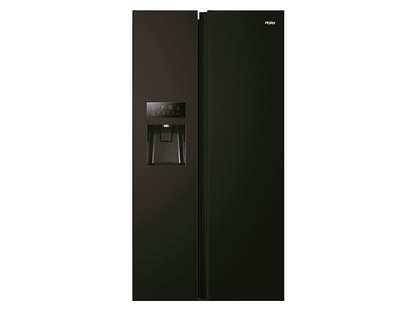 HAIER 34005237 — Frigorífico americano, Altura 1775 mm, Negro, No Frost, Dinámico (con ventilador)