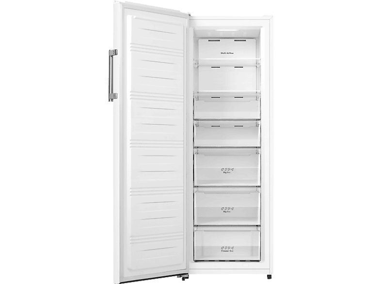 INFINITON CV-240L72WEC — Congelador vertical, 172 cm, Blanco, 37 dB(A), 4 Estrellas