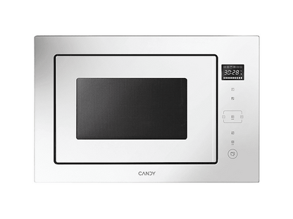 CANDY CA38MWN7NW — Microondas con grill integrable, 1100 W, Blanco, 8 potencia, 28 l