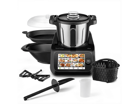 UFESA RK6 — Robot de cocina, 1200 W, 3,5 l, Blanco y Negro