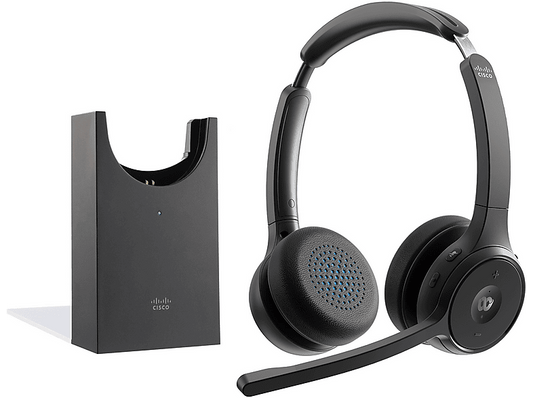 CISCO — Auriculares Inalámbricos, Circumaurales, Bluetooth, Negro, HS-WL-722-BUNAS-C CISCO