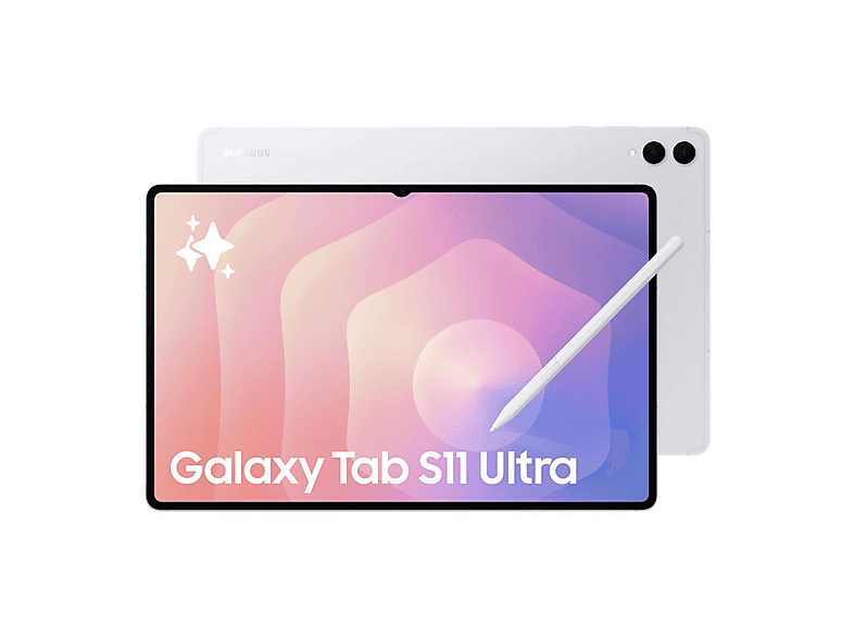 SAMSUNG Galaxy Tab S11 Ultra — Tablet, 256 GB, Plata, 12 GB RAM, 14,6" UFHD