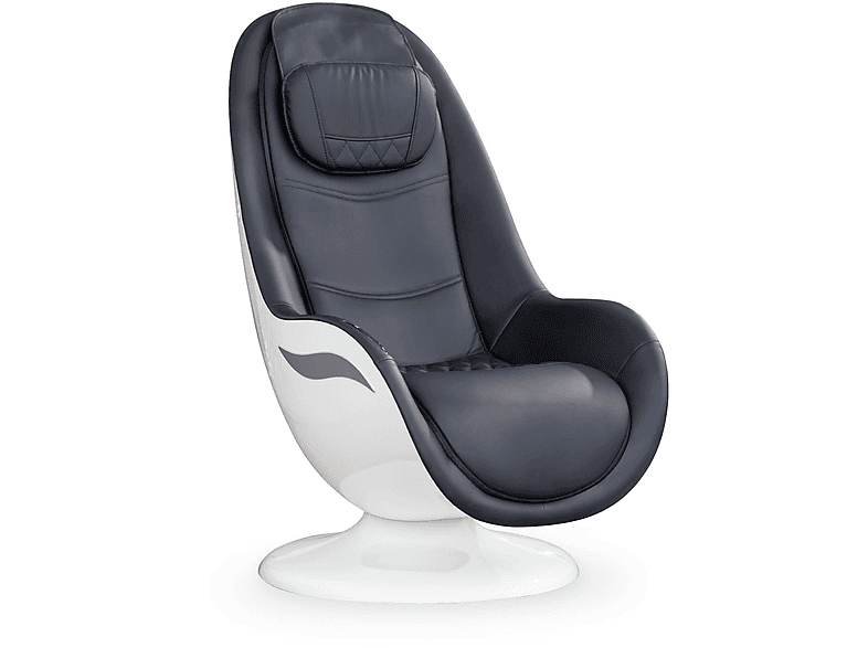 MEDISANA RS 660 — Sillón de masaje, Peso máximo 120 kg, Niveles de funcionamiento: 3, negro