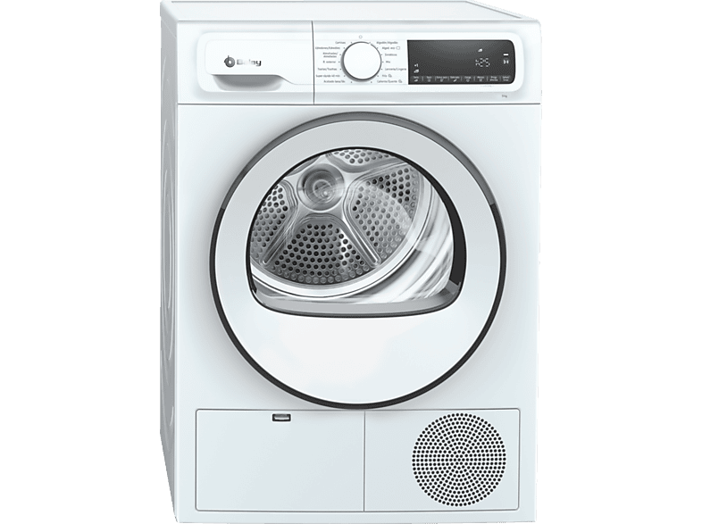 BALAY 3SB090B — Secadora bomba de calor, 9 kg, 15 programas, Blanco, Bomba de calor