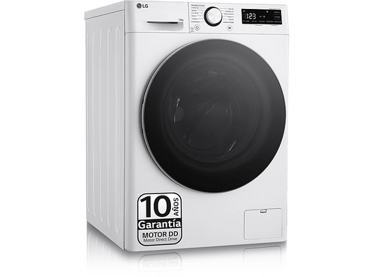 LG F4WR6010A1W.ABWQPES — Lavadora carga frontal, 10 kg, 12 programas, Inox, 1400 rpm