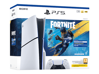 SONY Slim 1TB Edición Disco - Fortnite Flowering Chaos — Consola PS5, White