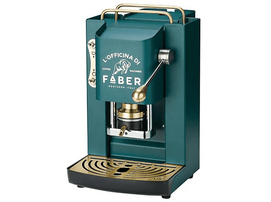 FABER PROBRITISHOTT — Cafetera de cápsulas, 500 W, Verde, 15 bar