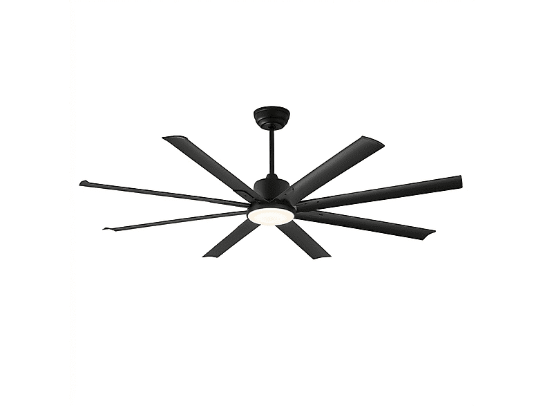 SELEOK NAPOLI_182 — Ventilador de techo, 6 velocidades, Negro