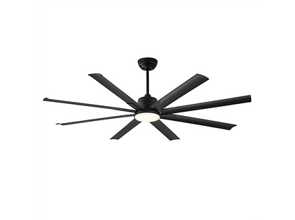 SELEOK NAPOLI_182 — Ventilador de techo, 6 velocidades, Negro