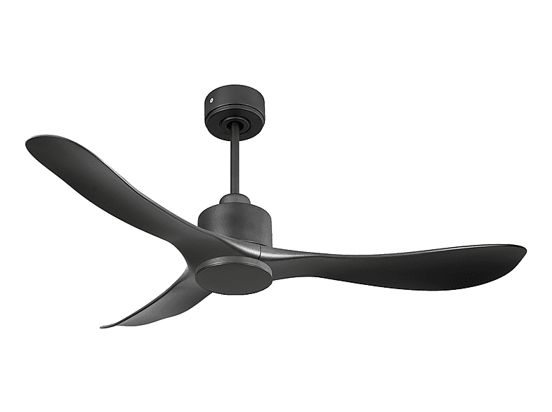 PURLINE TiomanD132C0365189 — Ventilador de techo, 6 velocidades, Negro