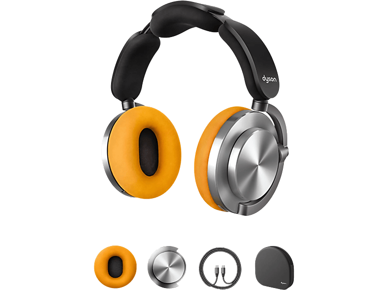 DYSON OnTrac™ — Auriculares inalámbricos, Bluetooth, Cancelación Activa de ruido, Autonomía 55h, CNC Aluminium