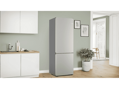BOSCH Serie 4 KGN492IDF — Frigorífico combi, Altura 2030 mm, No Frost, Capacidad 440 l, Acero inoxidable