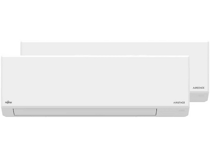 FUJITSU AOEH14KACB2/ASEH07KLTBL/ASEH07KLTBL — Aire acondicionado Split 2 x 1, Blanco, 2924 fg/h, Función Inverter
