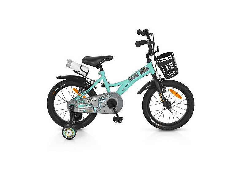 BYOX Robo — Bicicletas para niños, marco: 23 cm, Acero, verde