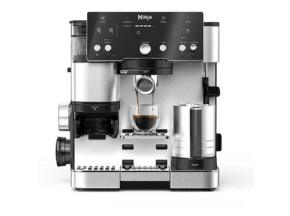 NINJA ES501EU — Máquina espresso, 1650 W, Negro, 9 bar, 1 tazas