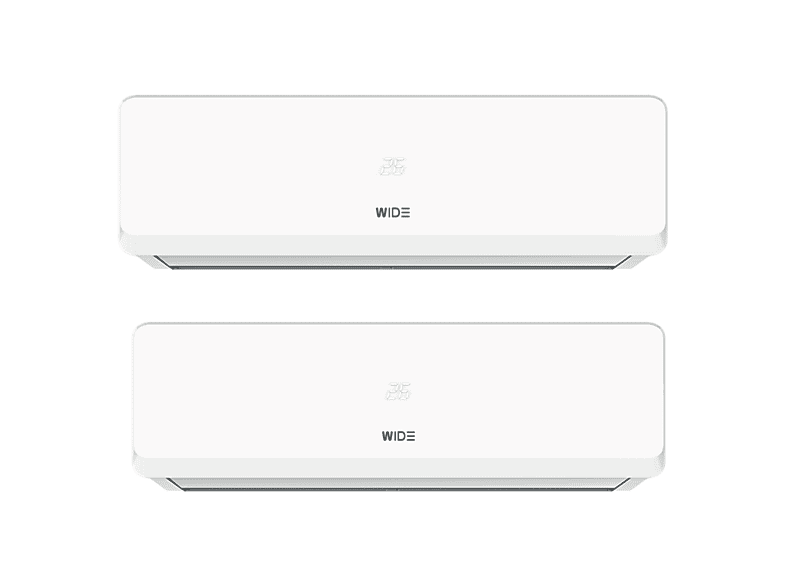 WIDE IULAN 2x1 5 ECO 3010+2100 frigorias con bomba de calor Inverter A+++ — Split 2x1, Función Inverter, white