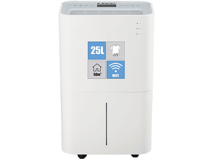JOCEL JDE002173 25L — Deshumidificador, 50 m², Blanco, 4 l