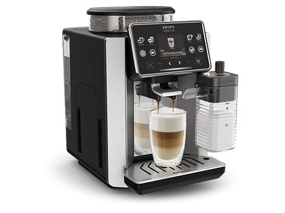 KRUPS Sensation Elite Hot & Cold EA918 — Cafetera superautomática, Molinillo, Táctil, Espumador, 1450 W