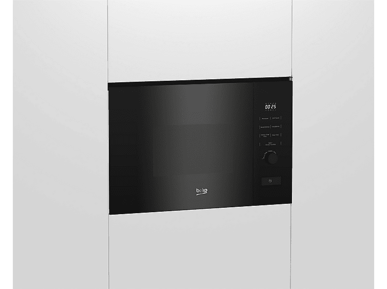 BEKO BMGB20212B — Microondas integrable, 800 W, Negro, 5 potencia, 20 l