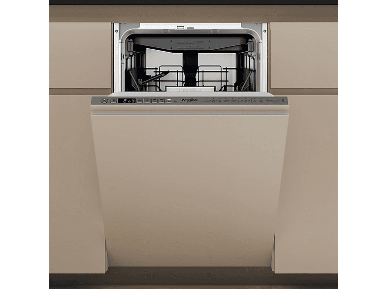 WHIRLPOOL WH6IB10BS7LA0 — Lavavajillas integrable 45 cm, 10 servicios, 9 programas, 448 mm, No aplicable