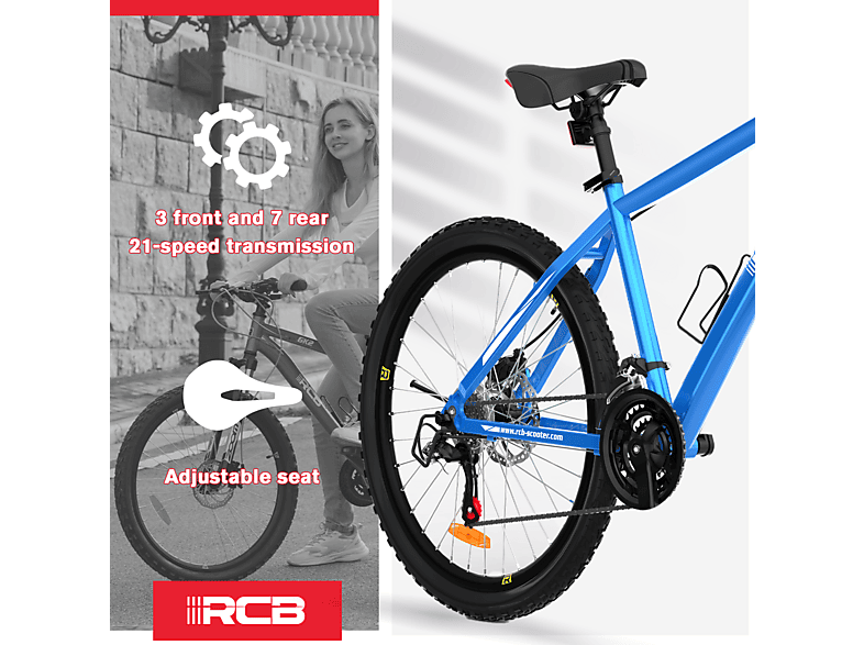 RCB GK2 — Bicicleta de Montaña, Titanio, Azul (ref. 181854808)