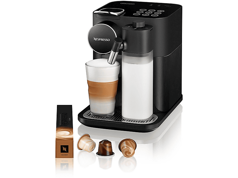 DELONGHI EN640.B - GRAN LATTISSIMA — Cafetera de cápsulas, 1400 W, Negro, 19 bar, 500 ml
