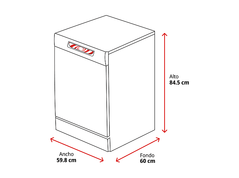 MIELE G 7130 SC AutoDos — Lavavajillas, 59.8 cm, Blanco, 14 Servicios, 8 Programas