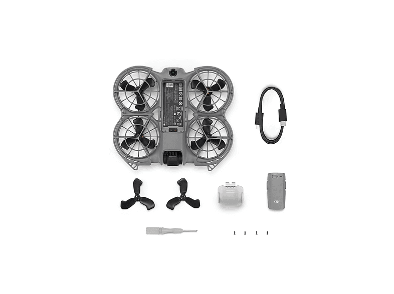 DJI Neo 2 — Dron, 19 GB Memoria, Gris, Sensor CMOS 1/2” 12 MP, 19 min Autonomía