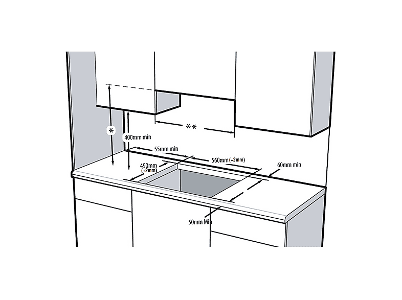 BEKO — Placa de inducción, Blanco, Placa inducción- Beko HII64200FMTW, 4 zonas + 1 FlexiZone, IndyFlex